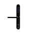 Linnea Tower Single Cylinder Keyless Entry Leverset with Bluetooth and WiFi Technologies Satin Black