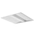 Lithonia Lighting BLT 24" x 24" Curved, Ribbed Integrated 3500K LED Ceiling Troffer Matte White