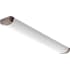 Lithonia Lighting Single Light Integrated LED Flush Mount Linear Ceiling Fixture with Adjustable Color Temperature Bronze / 3000K - 5000K