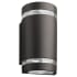 Lithonia Lighting 9-1/4" Tall Integrated LED Outdoor Wall Sconce with Clear Polycarbonate Shade Dark Bronze / 4000K
