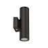 Lithonia Lighting 14" Tall Outdoor Switchable CCT Cylindrical Wall Sconce Dark Bronze