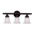 Livex Lighting Neptune 3 Light Bathroom Vanity Light Bronze