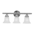 Livex Lighting Neptune 3 Light Bathroom Vanity Light Brushed Nickel