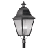 Livex Lighting Amwell 4 Light Outdoor Post Light Black