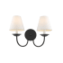 Livex Lighting Mendham Wall Sconce with 2 Lights Black