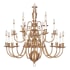 Livex Lighting Beacon Hill 21 Light 3 Tier Chandelier Flemish Brass