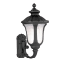 Livex Lighting Oxford 3 Light Outdoor Wall Sconce Black