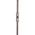 Hand Rubbed Bronze with Antique Silver Accents