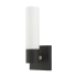 Textured Black with Antique Brass Accent