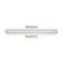 Livex Lighting Fulton Single Light 18" Wide Integrated LED Bath Bar Brushed Nickel
