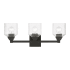 Livex Lighting Aragon 3 Light 23" Wide Commercial Vanity Light Black