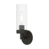 Livex Lighting Ludlow 12" Tall Commercial Wall Sconce Black