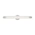 Livex Lighting Lund Single Light 24" Wide Integrated LED Bath Bar Brushed Nickel