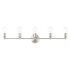Livex Lighting Lansdale 5 Light 34" Wide Vanity Light Brushed Nickel