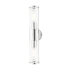 Livex Lighting Bancroft 2 Light 19" Wide Bath Bar Polished Chrome
