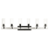 Livex Lighting Beckett 6 Light 48" Wide Bathroom Vanity Light Brushed Nickel