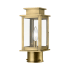 Livex Lighting Princeton 11" Tall Post Light Antique Brass