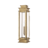 Livex Lighting Princeton 1 Light Outdoor Wall Sconce with Clear Glass Shades Antique Brass
