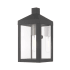 Livex Lighting Nyack Single Light 11" Tall Outdoor Wall Sconce Scandinavian Gray
