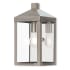 Livex Lighting Nyack Single Light 13" Tall Outdoor Wall Sconce Brushed Nickel