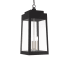 Livex Lighting Oslo 4 Light 14" Wide Pendant Black
