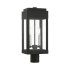 Livex Lighting York 2 Light 20" Tall Outdoor Single Head Post Light Black