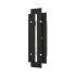 Livex Lighting Utrecht Single Light 22" Tall Outdoor Wall Sconce Black with Brushed Nickel Accents