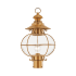 Livex Lighting Harbor 1 Light Outdoor Post Light Flemish Brass