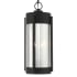 Livex Lighting Sheridan 2 Light 8" Wide Outdoor Mini Pendants Black with Brushed Nickel Candles