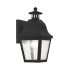 Livex Lighting Amwell Single Light 13-1/2" High Outdoor Wall Sconce Black
