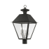 Livex Lighting Wentworth 4 Light 28" Tall Post Light Black