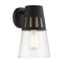 Livex Lighting Covington 11" Tall Outdoor Wall Sconce Black / Soft Gold