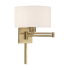 Livex Lighting Single Light 11" Tall Wall Sconce Antique Brass
