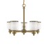 Livex Lighting Middlebush 5 Light 25" Wide Chandelier Antique Brass