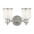 Livex Lighting Middlebush 2 Light Vanity Light Brushed Nickel