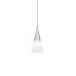 Livex Lighting Stockholm Single Light 7" Wide Mini Pendant Brushed Nickel