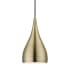 Livex Lighting Amador 6" Wide Mini Pendant Antique Brass