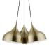 Livex Lighting Amador 3 Light 22" Wide Multi Light Pendant Antique Brass