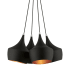 Livex Lighting Waldorf 4 Light 23" Wide Multi Light Pendant Black