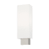 Livex Lighting Clark Single Light 16" Tall Wall Sconce Brushed Nickel