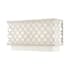 Livex Lighting Arabesque 2 Light 7" Tall Wall Sconce with Metal and Fabric Shade - ADA Compliant Brushed Nickel
