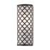 Livex Lighting Arabesque Single Light 12-7/8" Tall Wall Sconce with Metal and Fabric Shade - ADA Compliant English Bronze