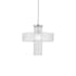 Livex Lighting Bella Vista Single Light 20" Wide Crystal Pendant Brushed Nickel
