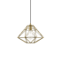 Livex Lighting Geometric 14" Wide Pendant Antique Brass