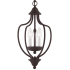 Livex Lighting Home Basics 3 Light Pendant Bronze
