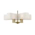 Livex Lighting Rubix 5 Light 26" Wide Commercial Chandelier Antique Brass