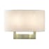 Livex Lighting 2 Light 9" Tall Wall Sconce with Oatmeal Shade Antique Brass