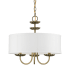 Livex Lighting Brookdale 3 Light 16" Wide Taper Candle Pendant Antique Brass