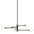 Livex Lighting Bannister 5 Light 24" Wide Sputnik Chandelier Black