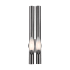 Livex Lighting Acra 2 Light 22" Tall Wall Sconce Black Chrome